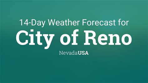 reno nevada casino 14 day weather forecast